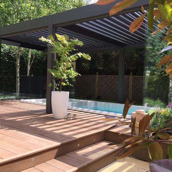 Outdoor Aluminum Pergola Luxury Spa Pergola
